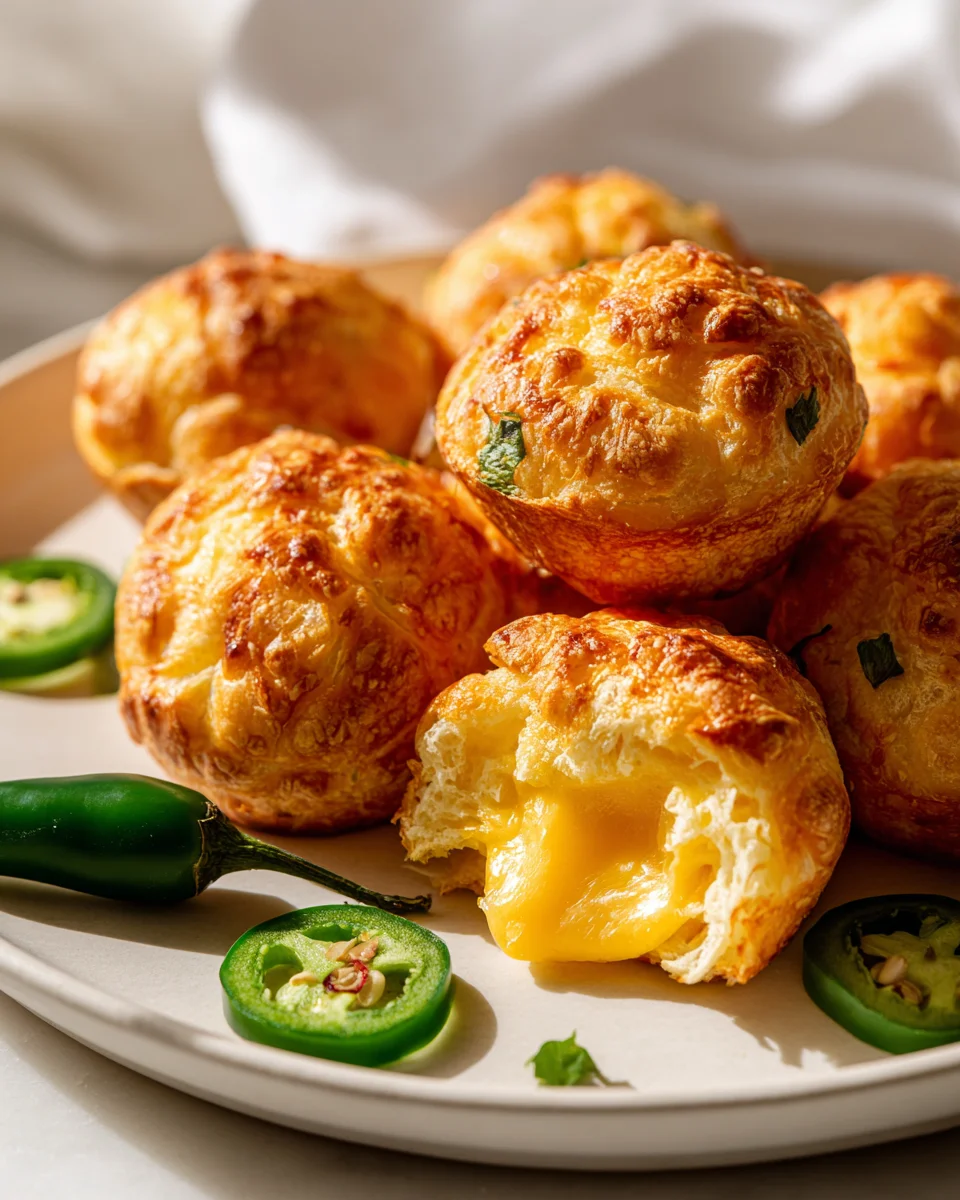 Knusprige Jalapeño Käse-Puffs: Der ultimative Scharfkick!
