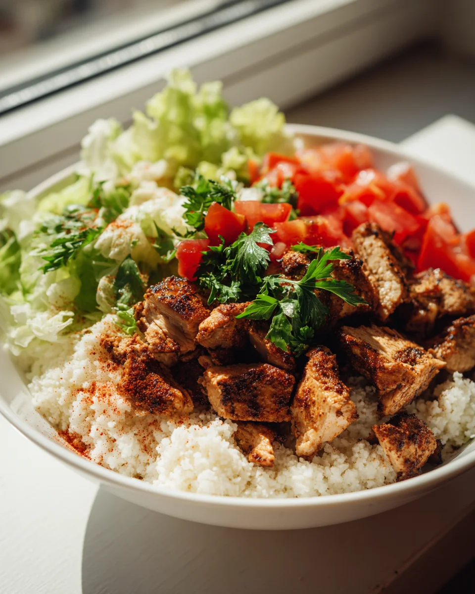 Low Carb Döner Bowl mit Blumenkohlreis – Dein schlanker Genuss