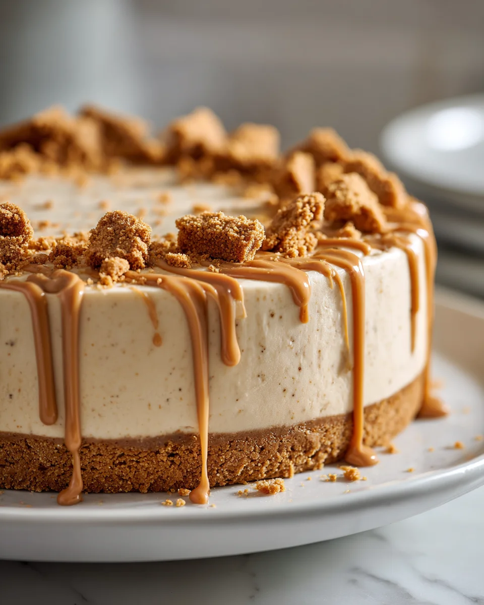 Einfacher Biscoff Cheesecake: Cremig-leckerer Genuss ohne Backen!