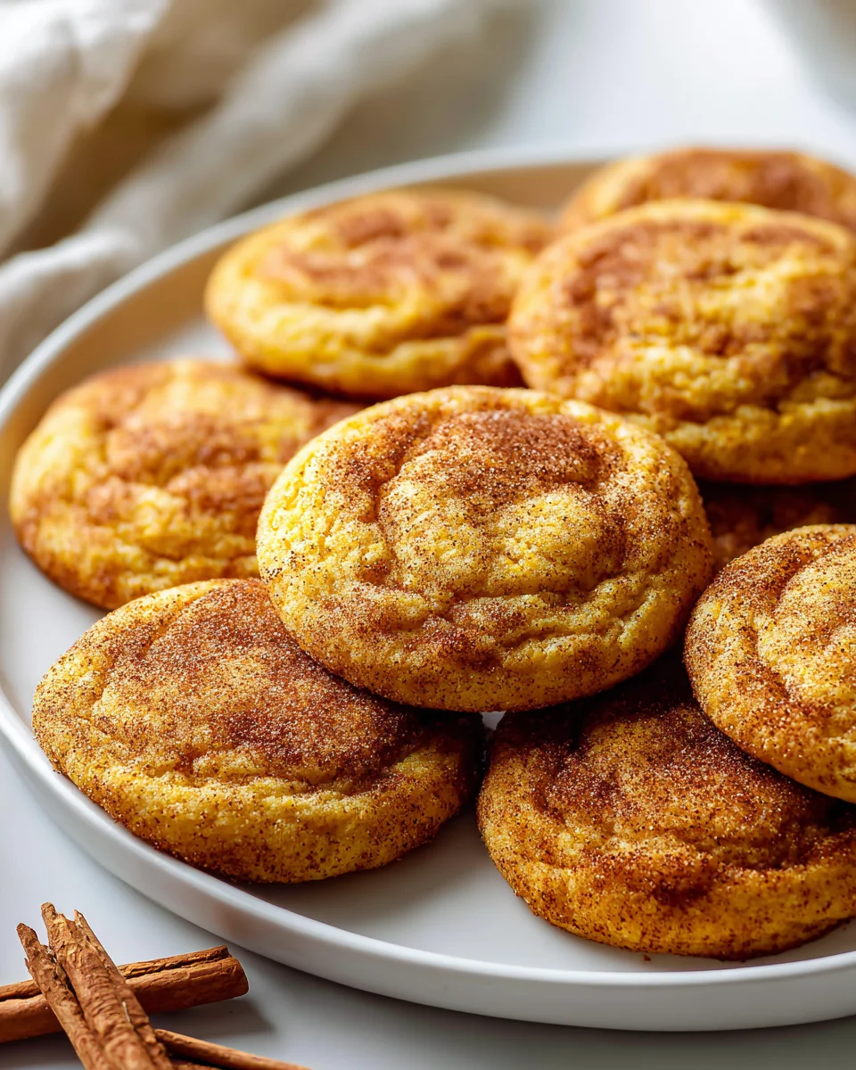 Köstliche Kürbis-Snickerdoodle Cookies – Dein Herbst-Rezept!