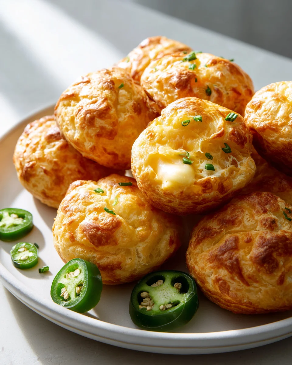 Knusprige Jalapeño Käse-Puffs: Der ultimative Scharfkick!
