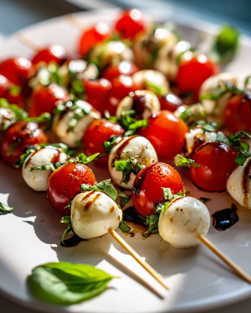 Caprese Spieße: Blitzschnell & unwiderstehlich frisch genießen