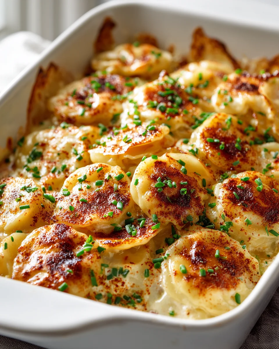 Kartoffel-Rindswurst Pierogi Auflauf – Herzhaft & Lecker!