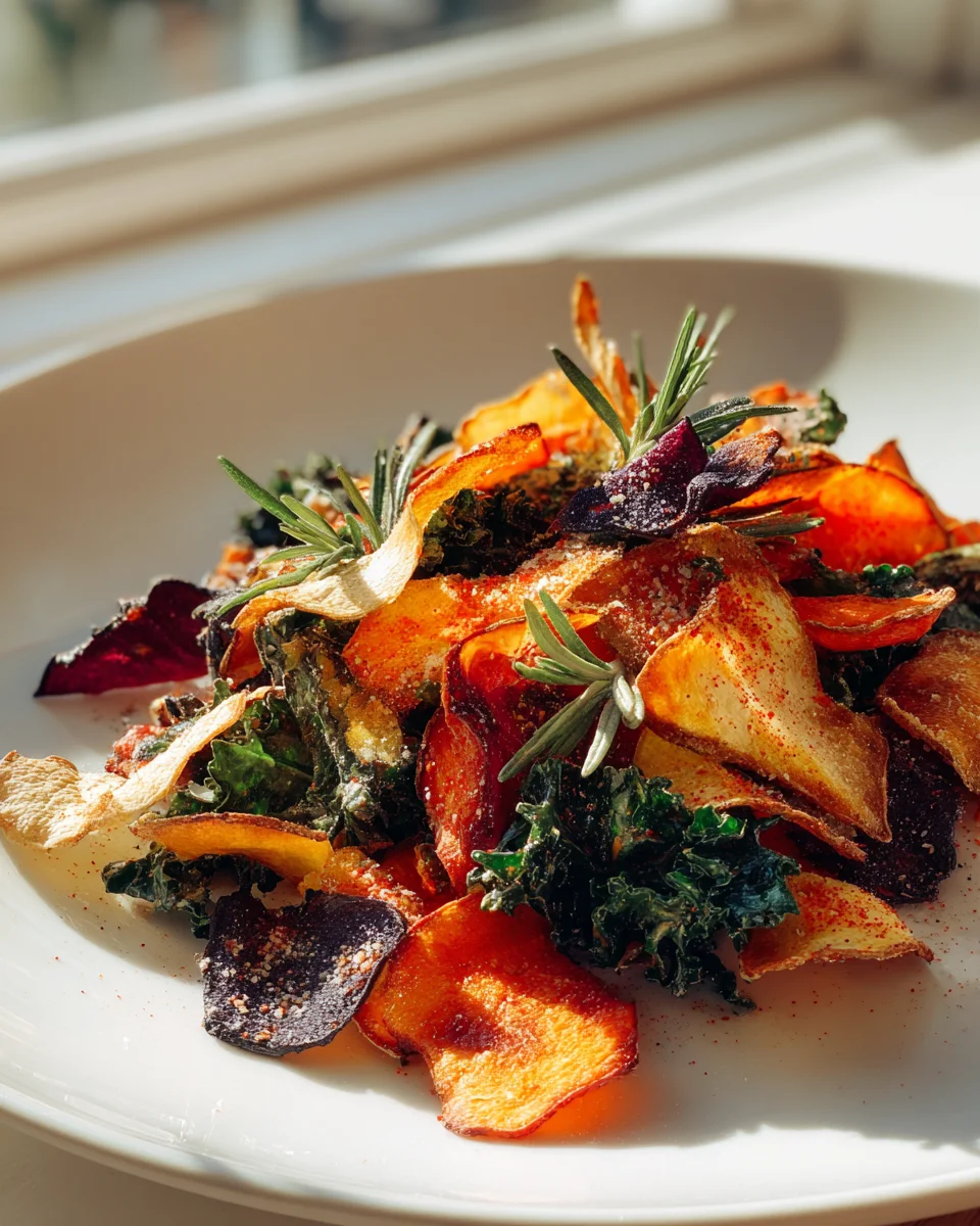 Knusprige Gemüsechips: Gesund, lecker & einfach aus dem Ofen!