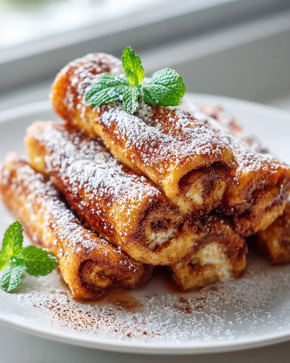 Zimtschnecken French Toast Röllchen: Süß & Unwiderstehlich!