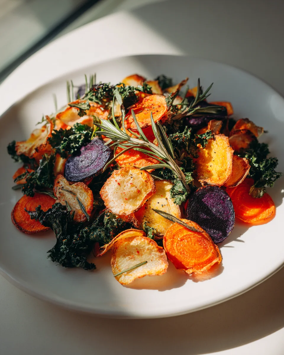 Knusprige Gemüsechips: Gesund, lecker & einfach aus dem Ofen!