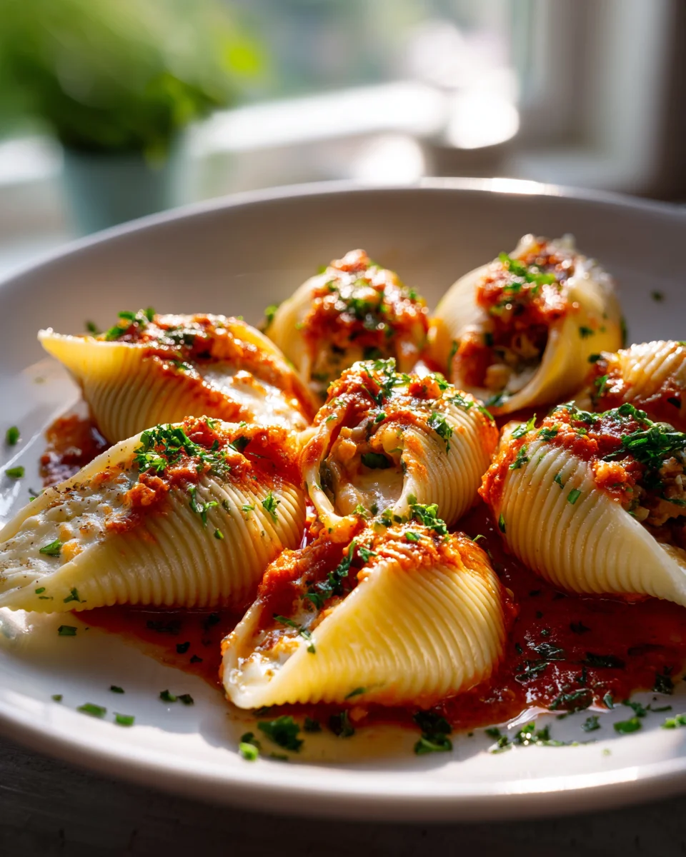 Cremige Muschelnudeln mit Füllung – Einfach & lecker!