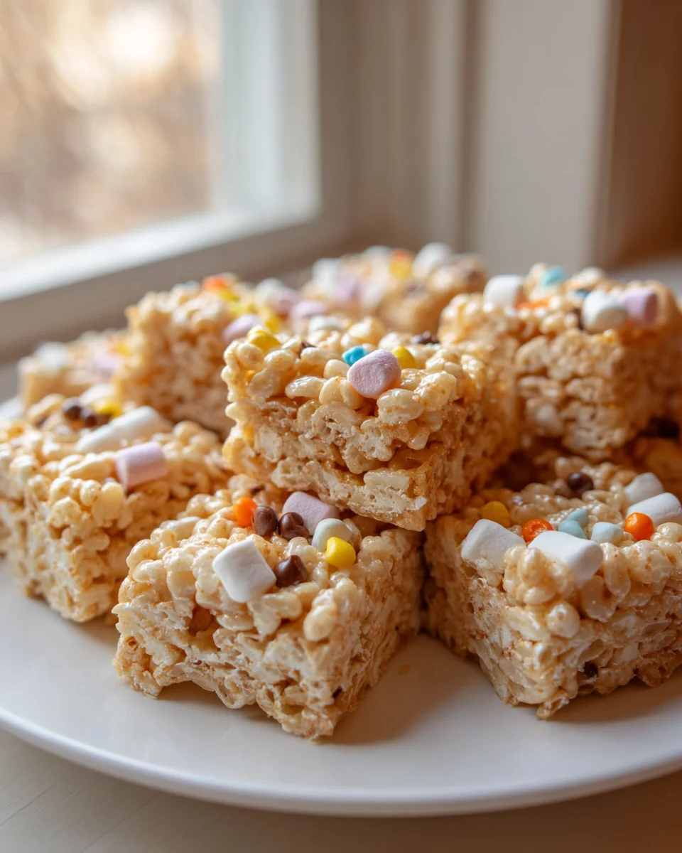 Puff Marshmallow Reiskrispie Riegel: Luftig, Süß, Schnell!