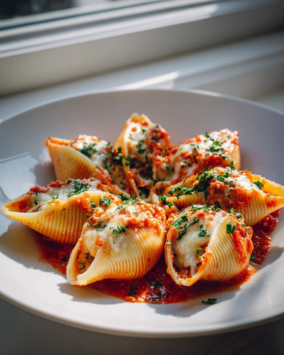Cremige Muschelnudeln mit Füllung – Einfach & lecker!