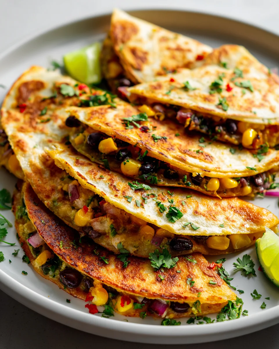Vegane Quesadillas mit Bohnen & Avocado – Schnell & lecker!