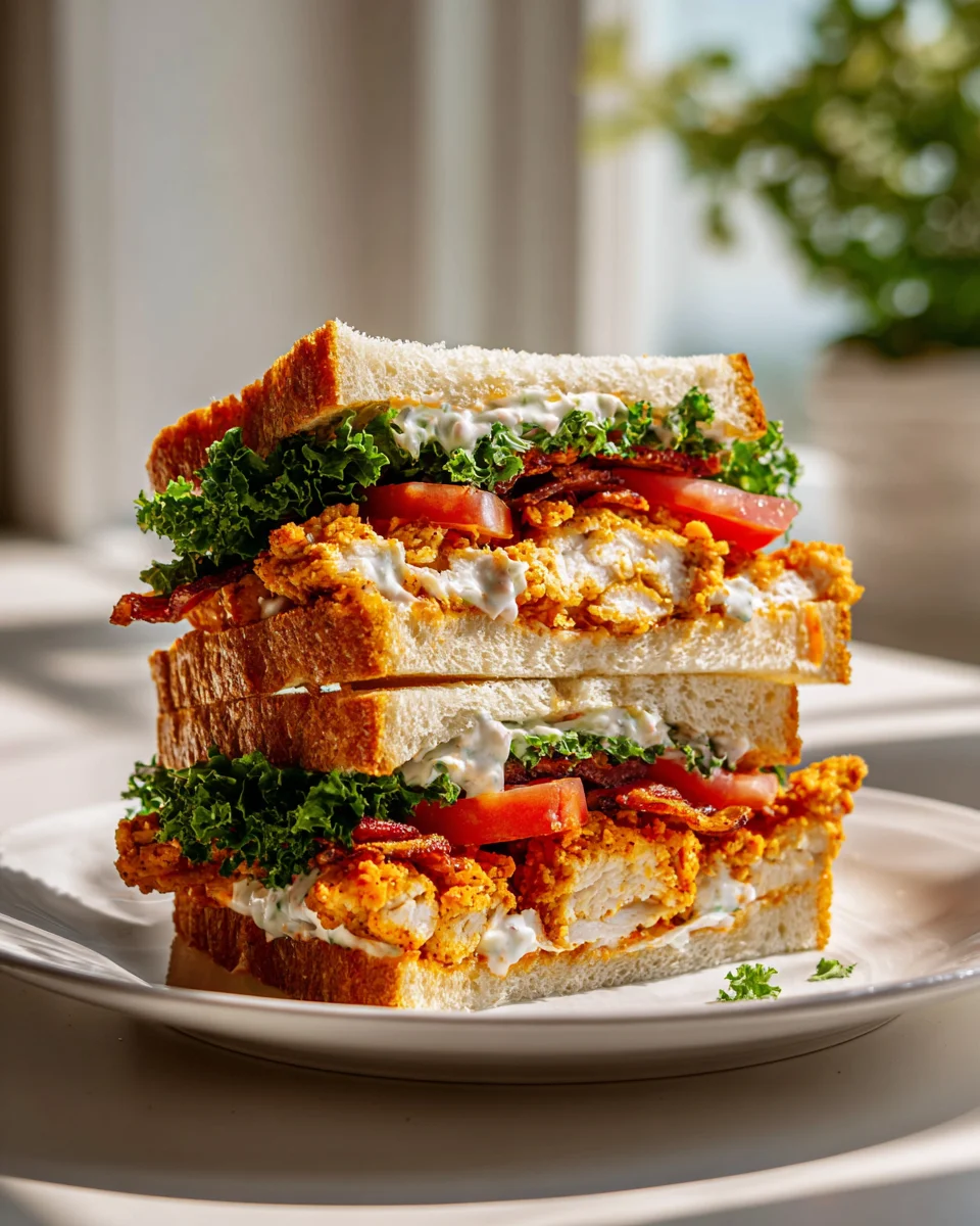 Buffalo Chicken Ranch Club Sandwich – Schnell & Lecker!