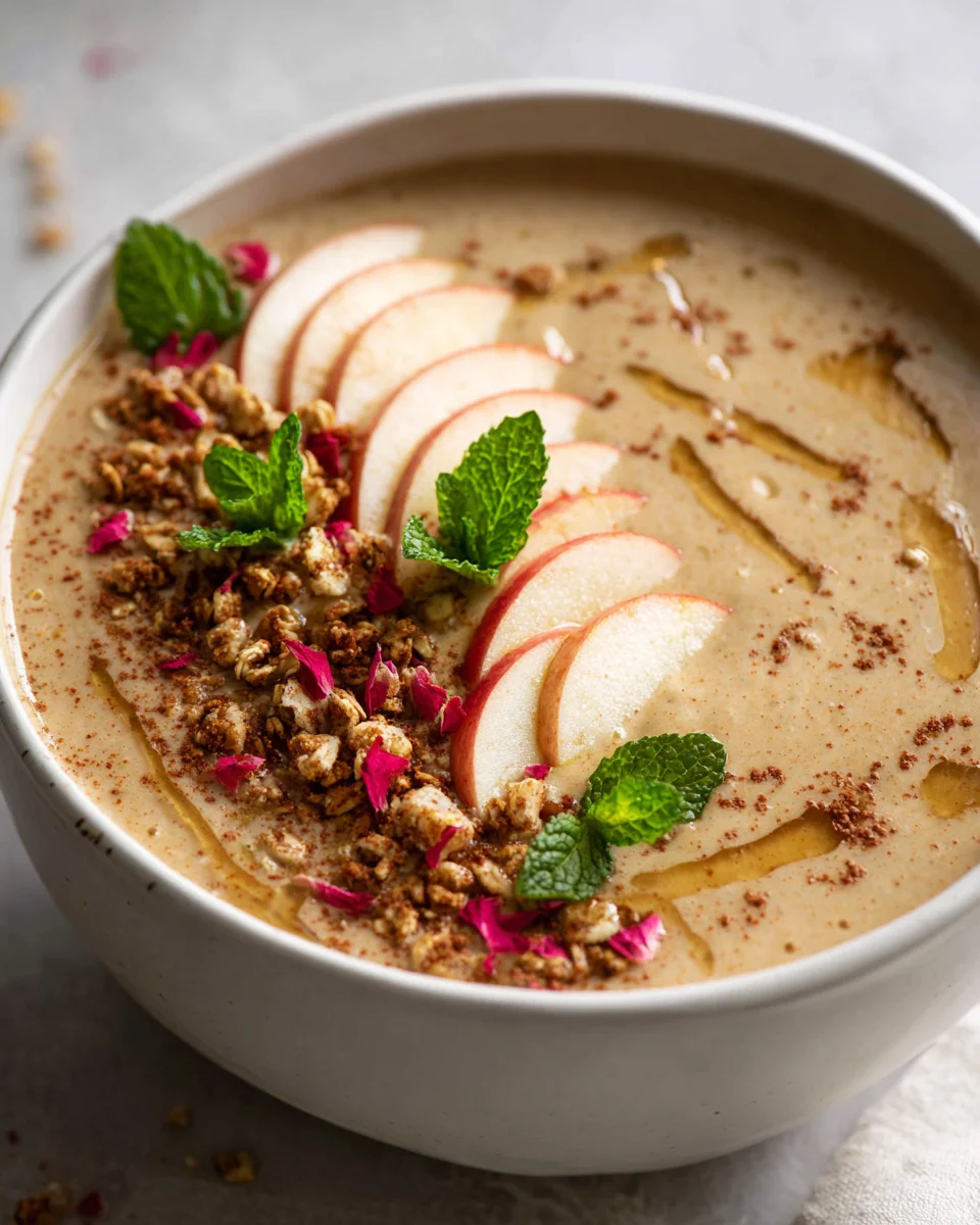 Apfel-Zimt Smoothie Bowl: Dein würzig-süßer Energie-Kick!