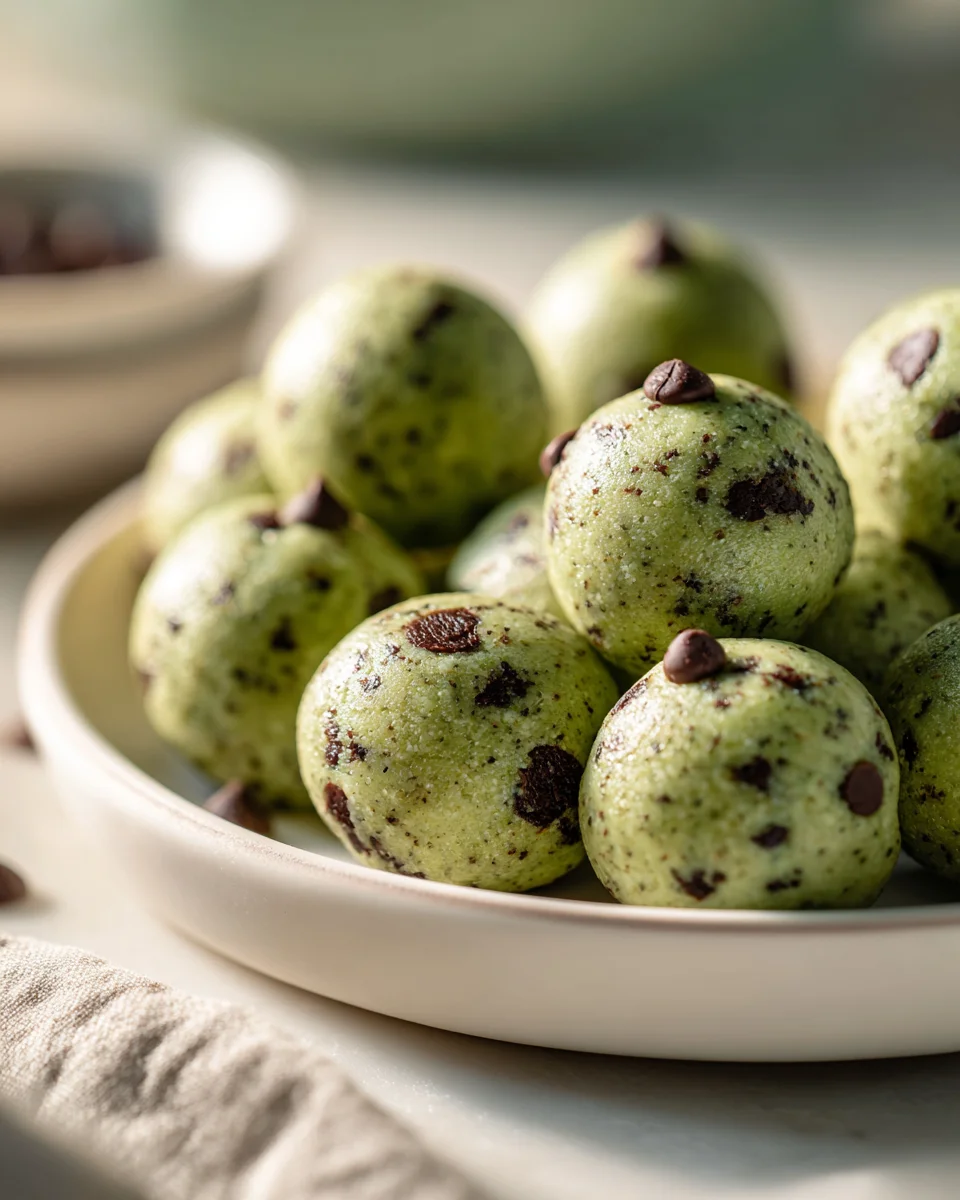 Minz-Schoko-Proteinbällchen Rezept: Gesunder Power-Snack!