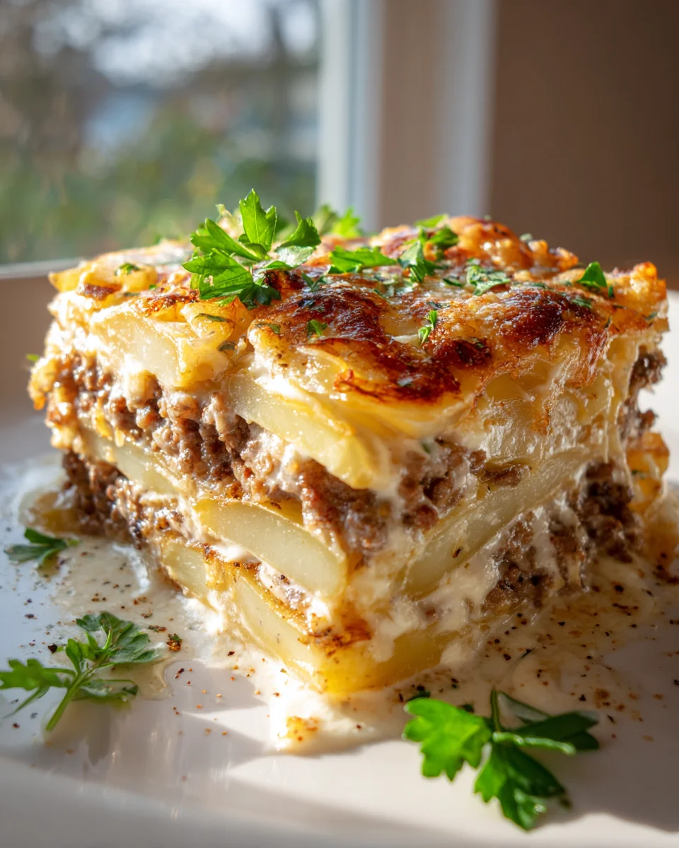 Herzhafter Kartoffel-Hackfleisch-Auflauf: Einfach & Lecker!