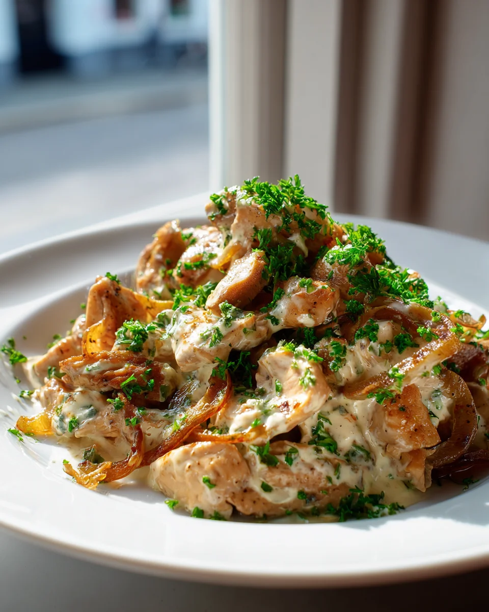 Gyros Pfanne mit Frischkäse: Cremig, würzig & super lecker!