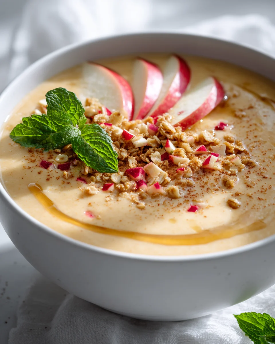 Apfel-Zimt Smoothie Bowl: Dein würzig-süßer Energie-Kick!