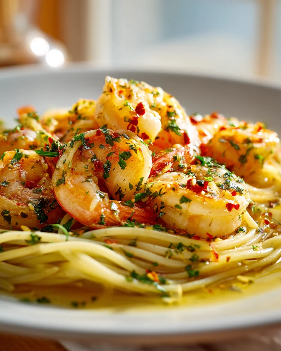 Scharfe Griechische Garnelen Scampi: Chili & Kräuter-Kick!