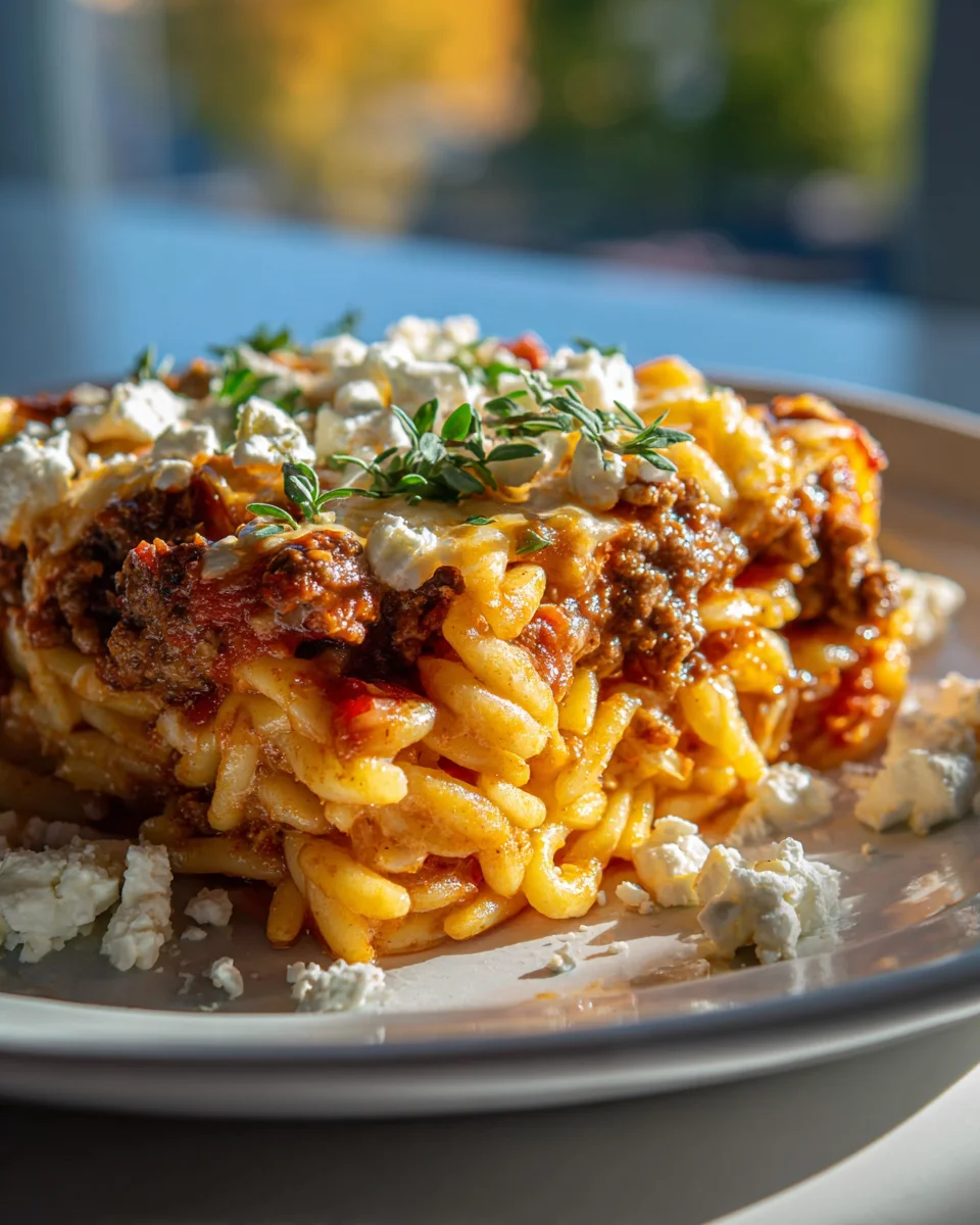 Der Beste Griechische Nudelauflauf: Feta, Hackfleisch-Traum!