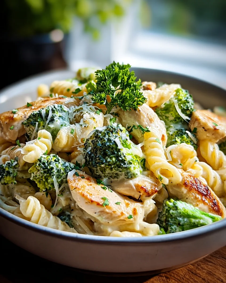 Cremige Hähnchen-Brokkoli-Pasta – Das Genießerezept!