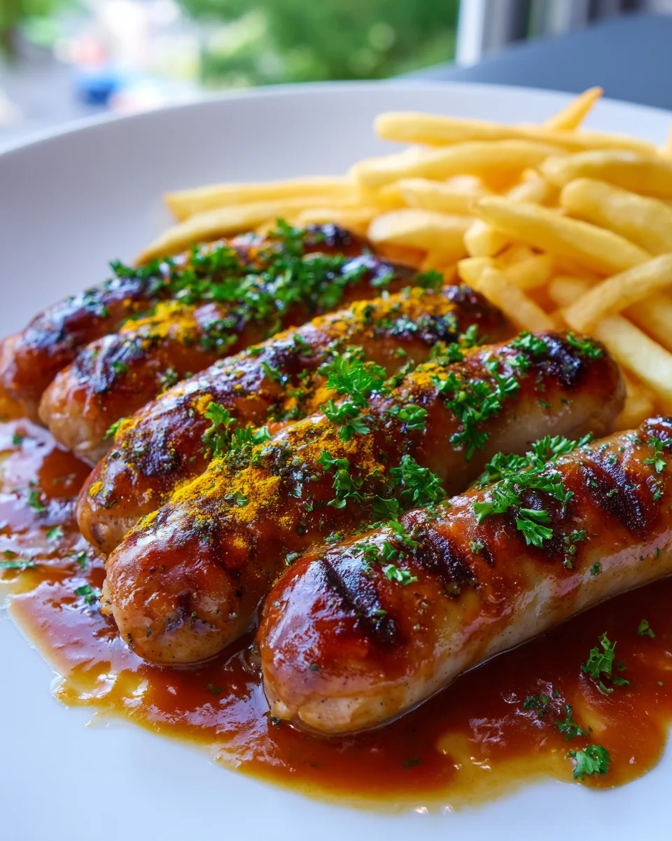 German Currywurst Rezept: Rindswurst-Genuss pur, alkoholfrei!
