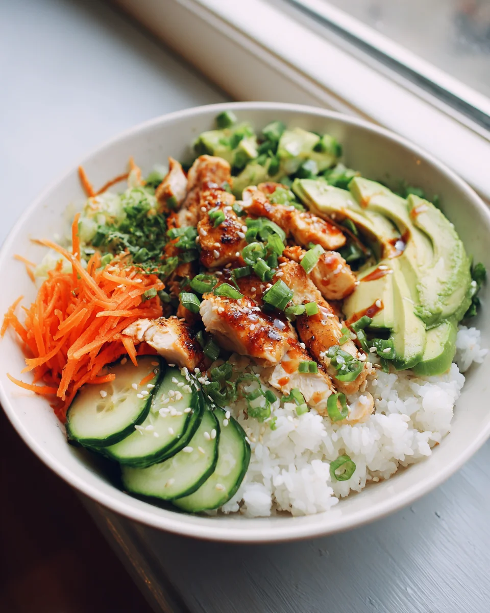 Klassische Chicken Poke Bowl mit Sesamreis: Dein Lieblingsrezept