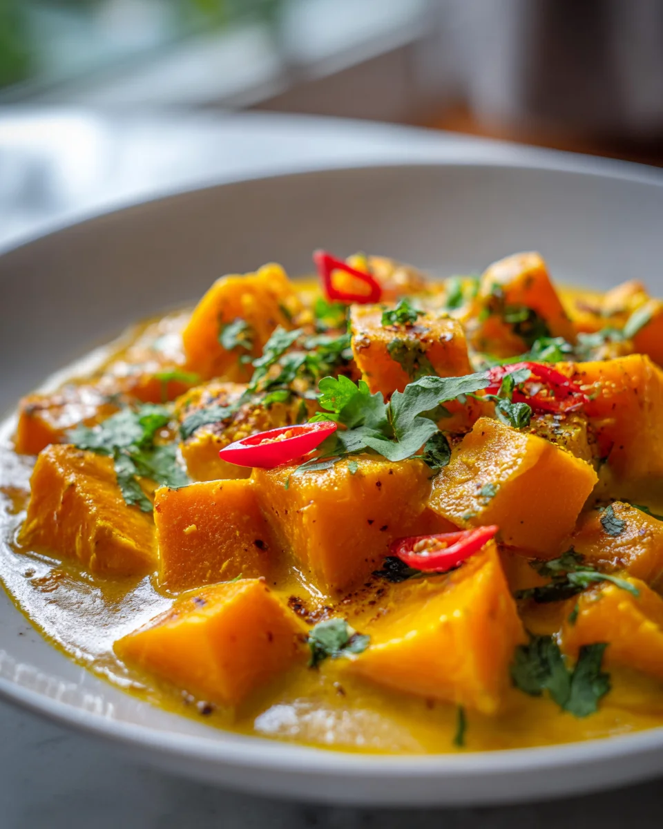 Kürbis Curry in Minuten: Schnell & einfach mit Kokosmilch