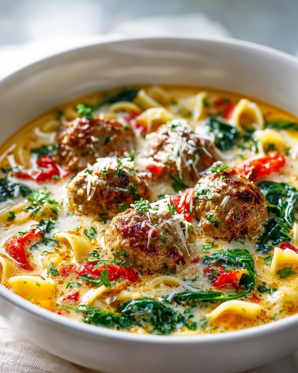 Herzhafte Schongarer Hackbällchen Suppe – Einfach & Lecker