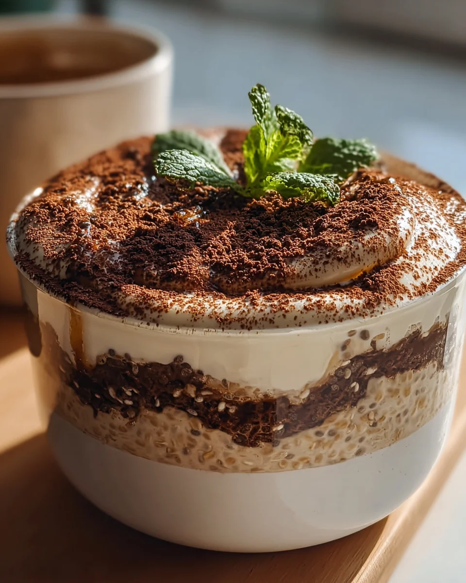 Leckere Tiramisu Übernacht Haferflocken – Einfaches Rezept!