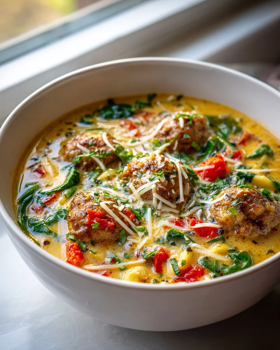 Herzhafte Schongarer Hackbällchen Suppe – Einfach & Lecker