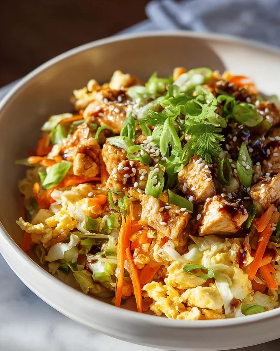 Fit & Lecker: Gesunde Egg Roll In A Bowl mit Rindfleisch