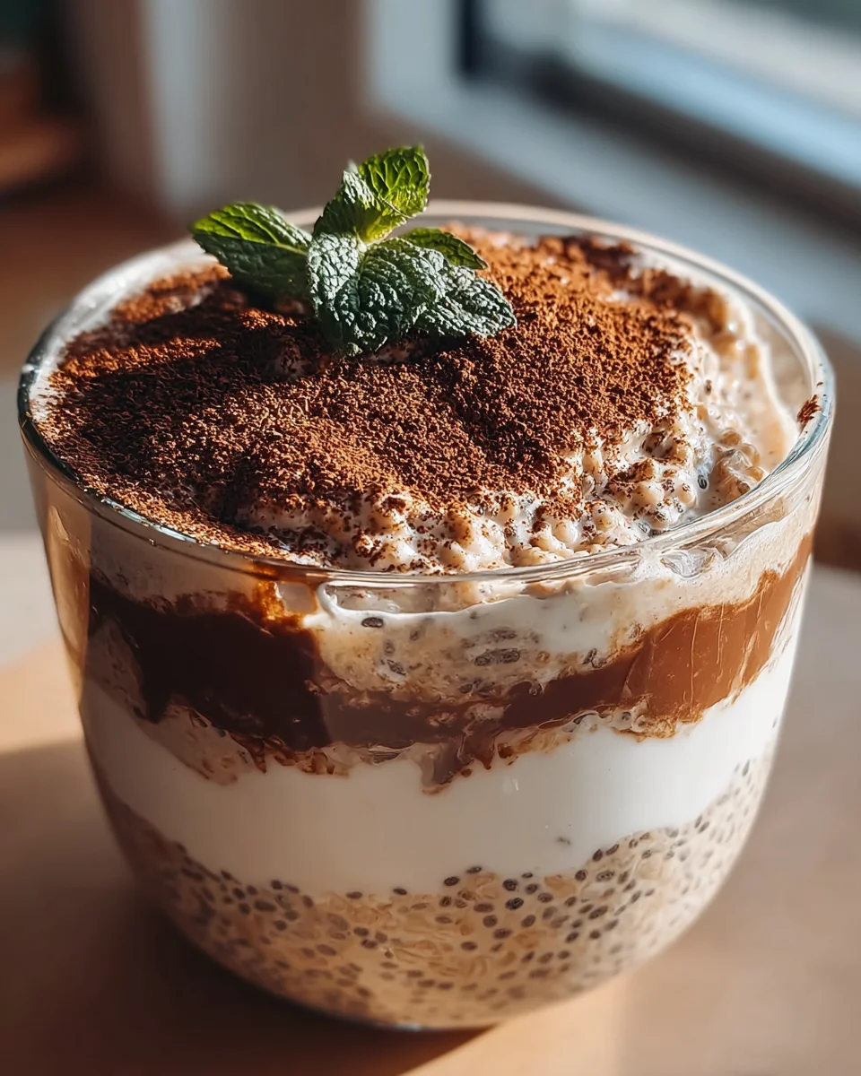 Leckere Tiramisu Übernacht Haferflocken – Einfaches Rezept!