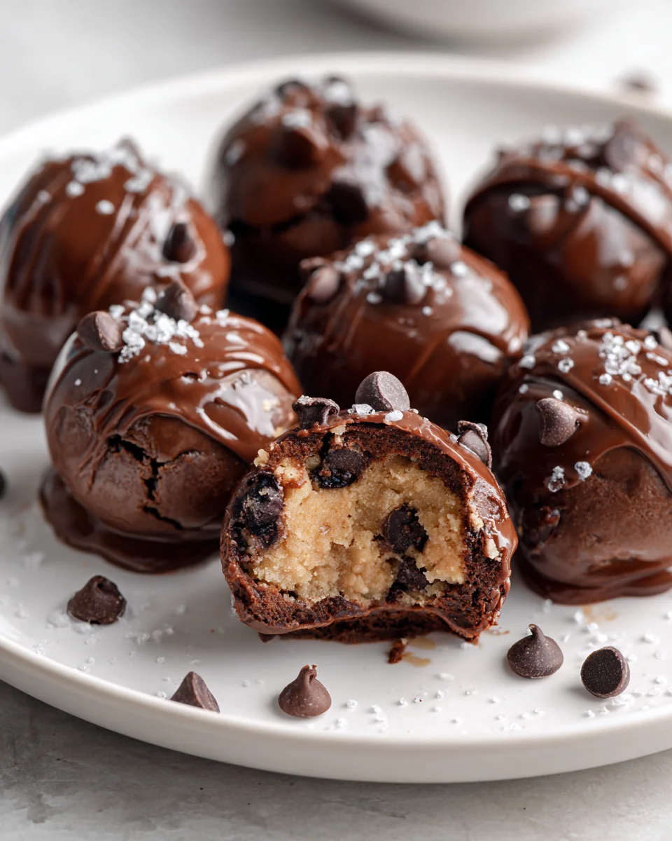 Keksteig-Brownie-Bomben ohne Backen: Dein Schokochip-Traum!