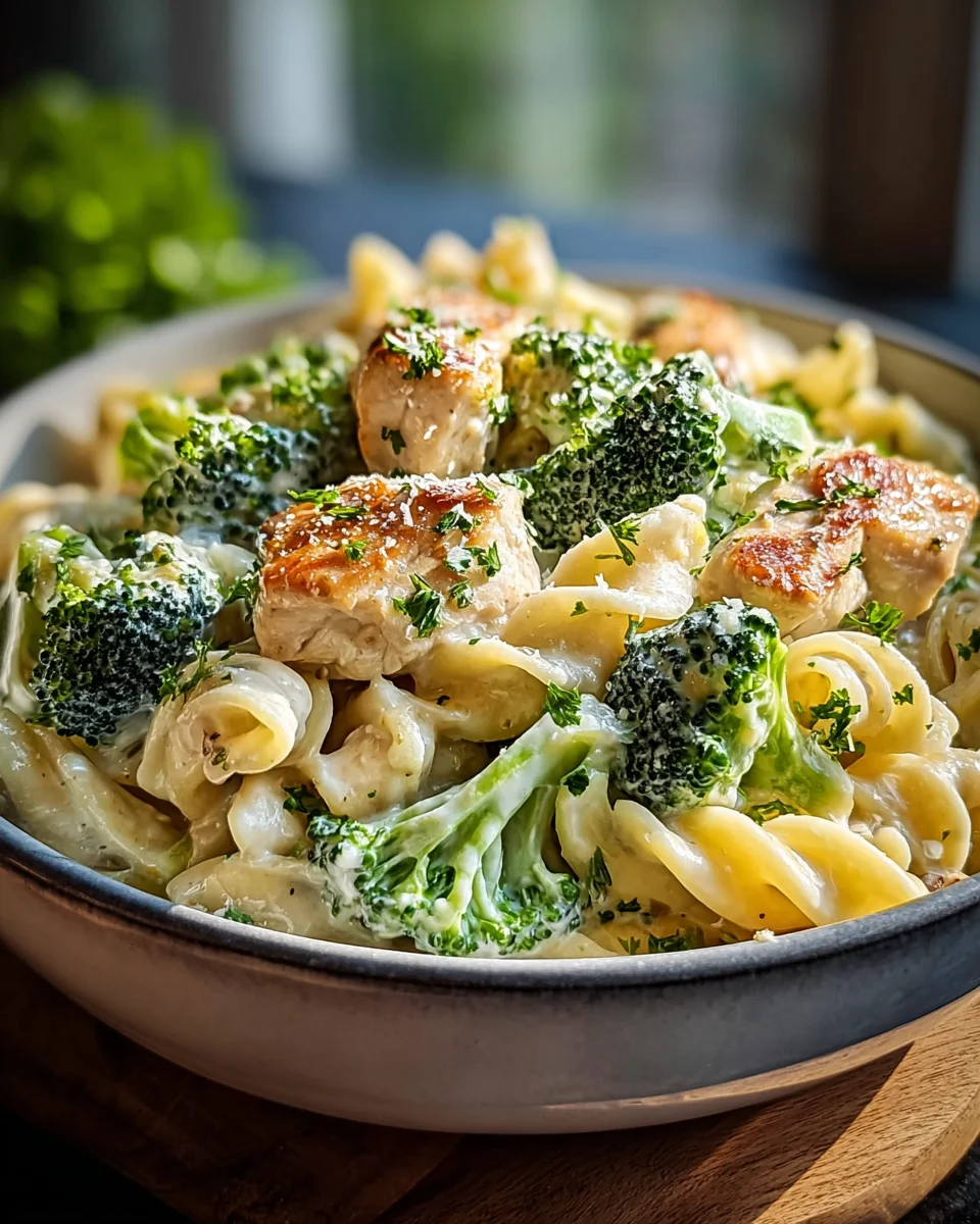 Cremige Hähnchen-Brokkoli-Pasta – Das Genießerezept!