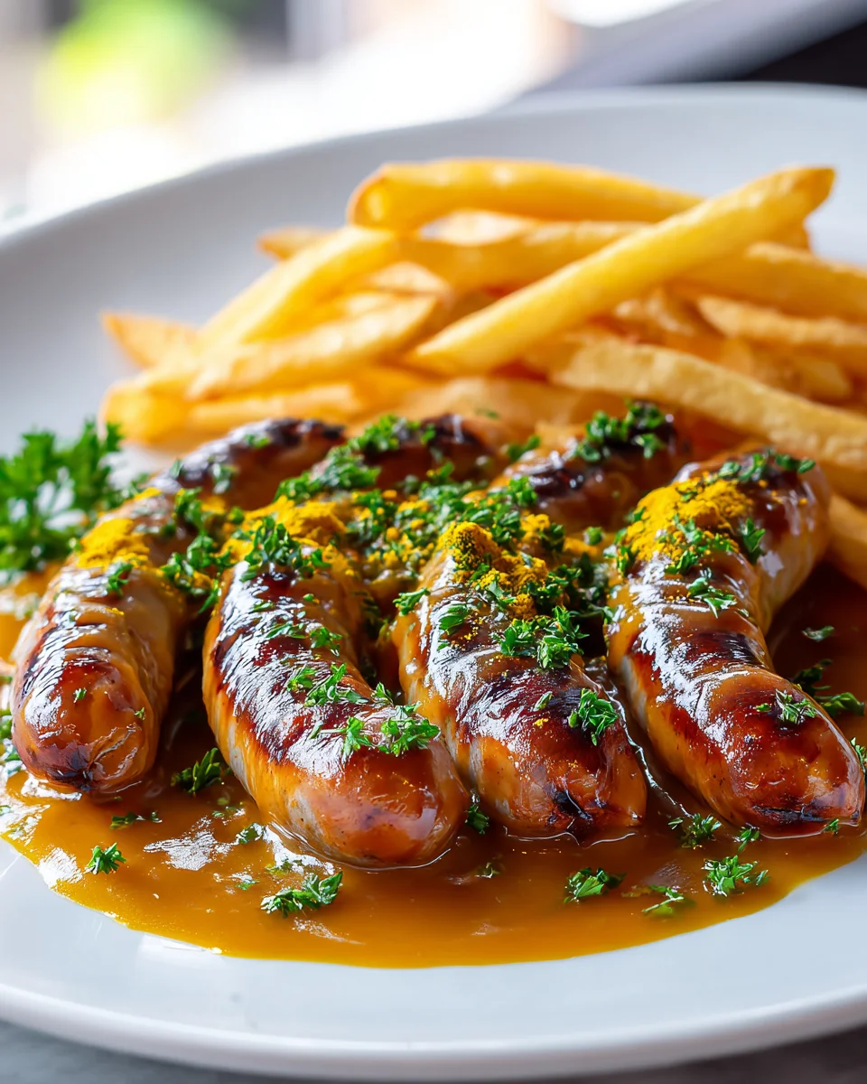 German Currywurst Rezept: Rindswurst-Genuss pur, alkoholfrei!