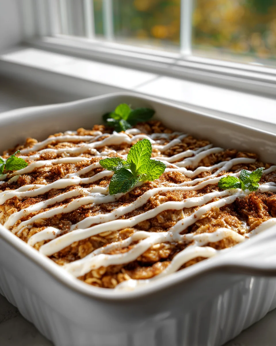 Gebackener Zimtschnecken Haferauflauf – Dein himmlisches Rezept