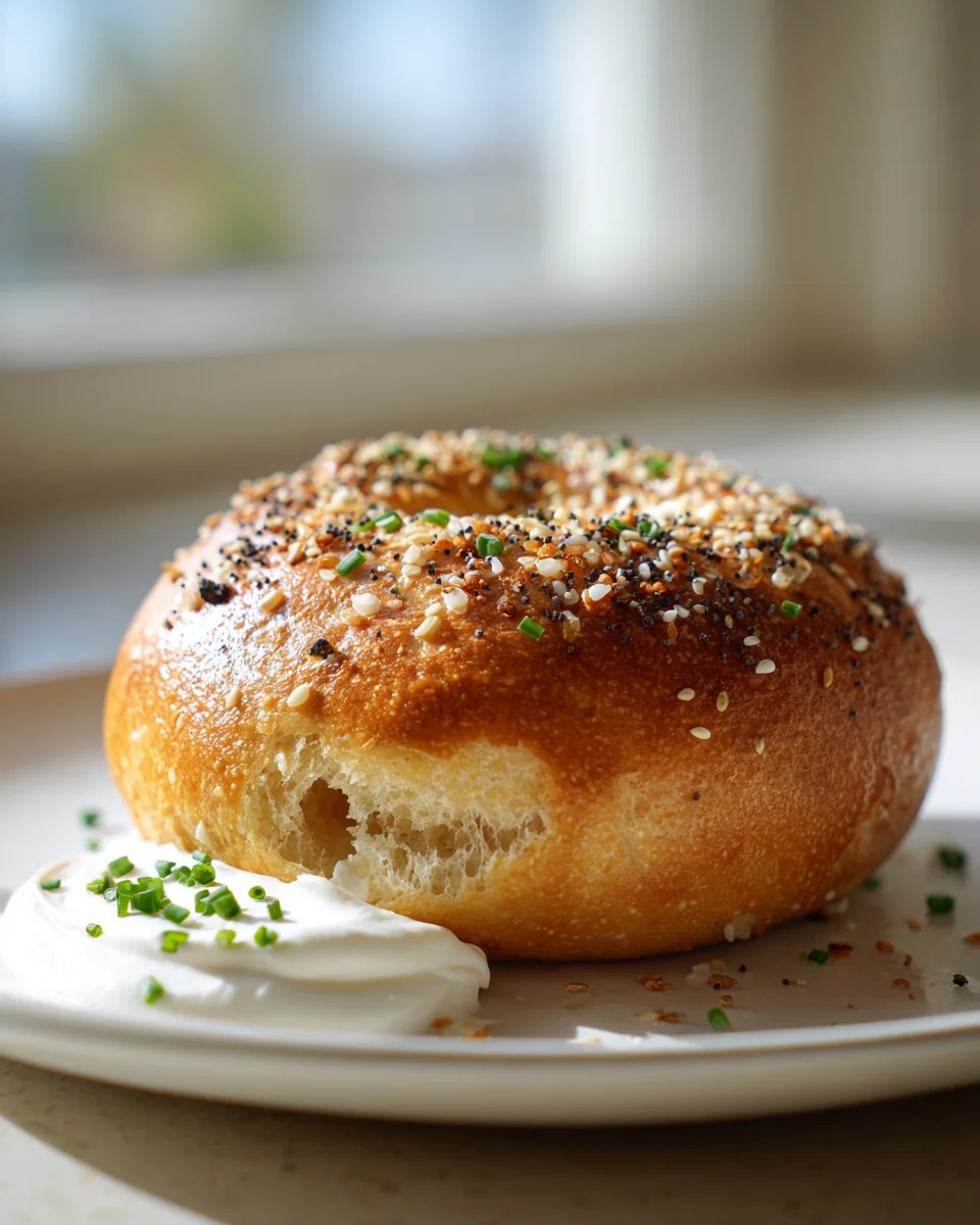 Leckere Protein-Bagels mit Griechischem Joghurt selber machen