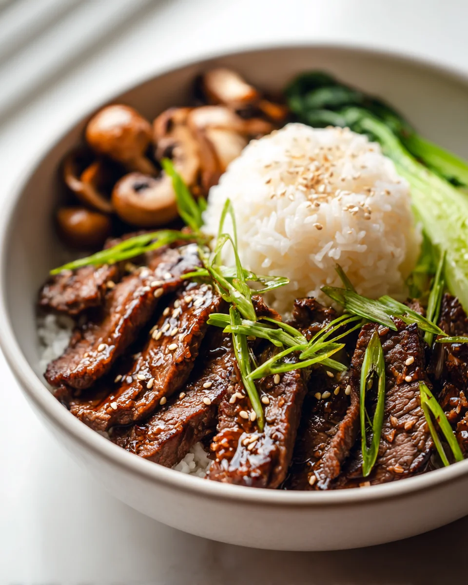 Bulgogi Rind Reis Bowl: Einfach & Lecker genießen!