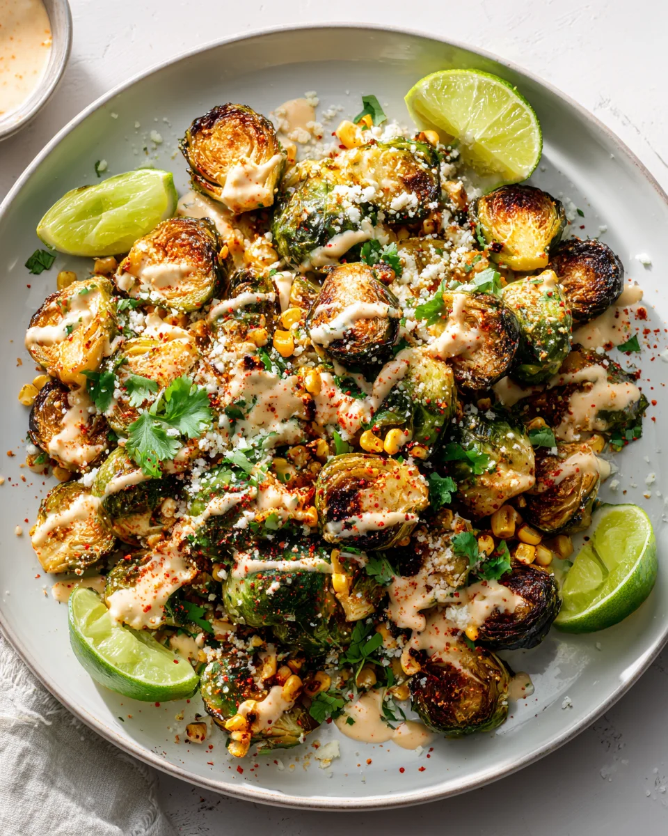 Mexikanischer Street Corn Rosenkohl: Das beste schnelle Rezept!