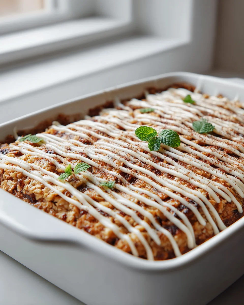 Gebackener Zimtschnecken Haferauflauf – Dein himmlisches Rezept