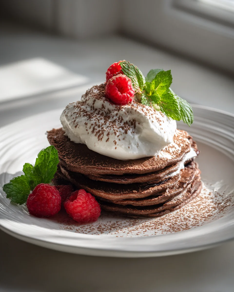 Keto Schoko Pancakes mit Kakao & Sahne – Himmlisch!