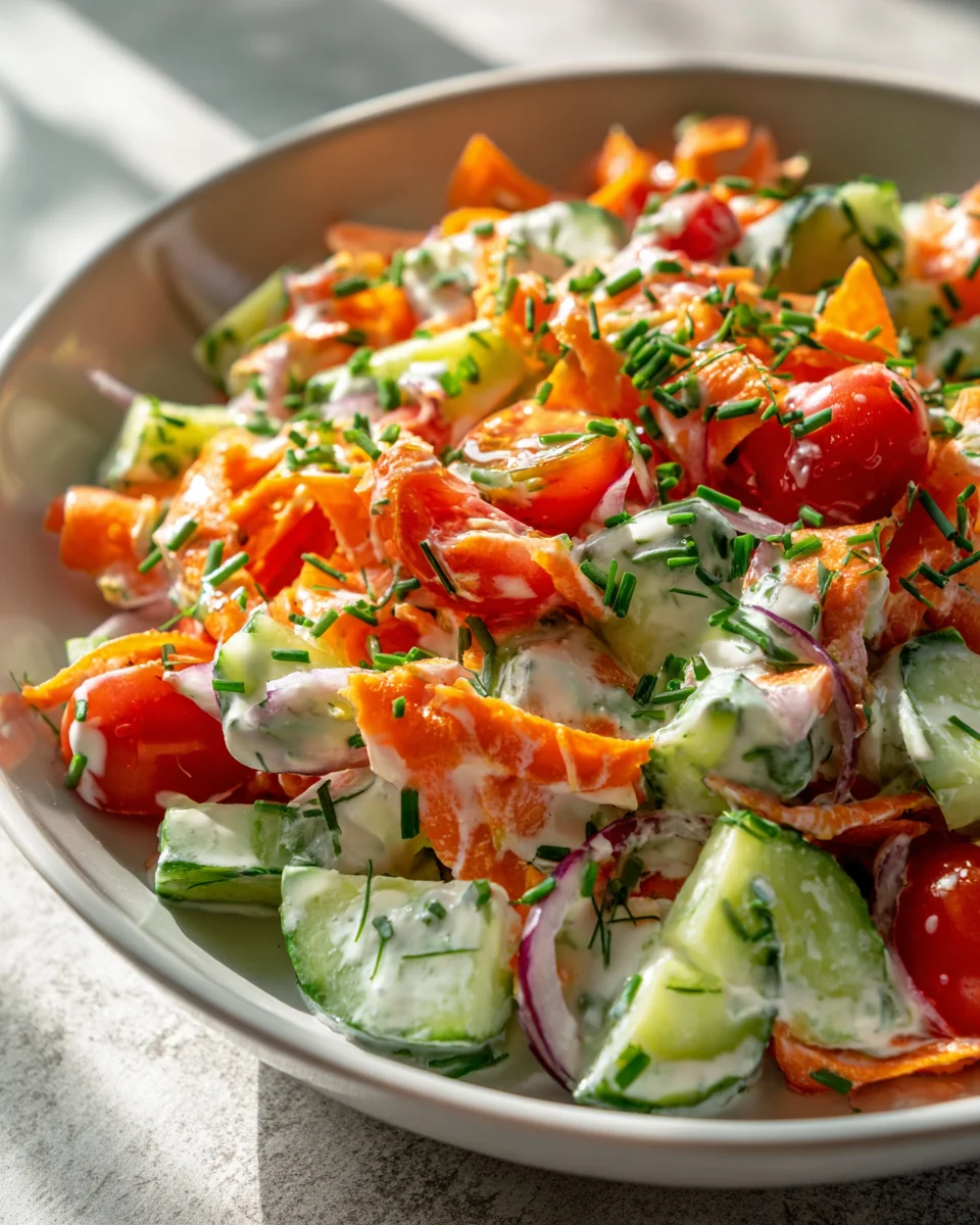 Fitness Salat – Dein veganer Power-Lunch mit Joghurtdressing