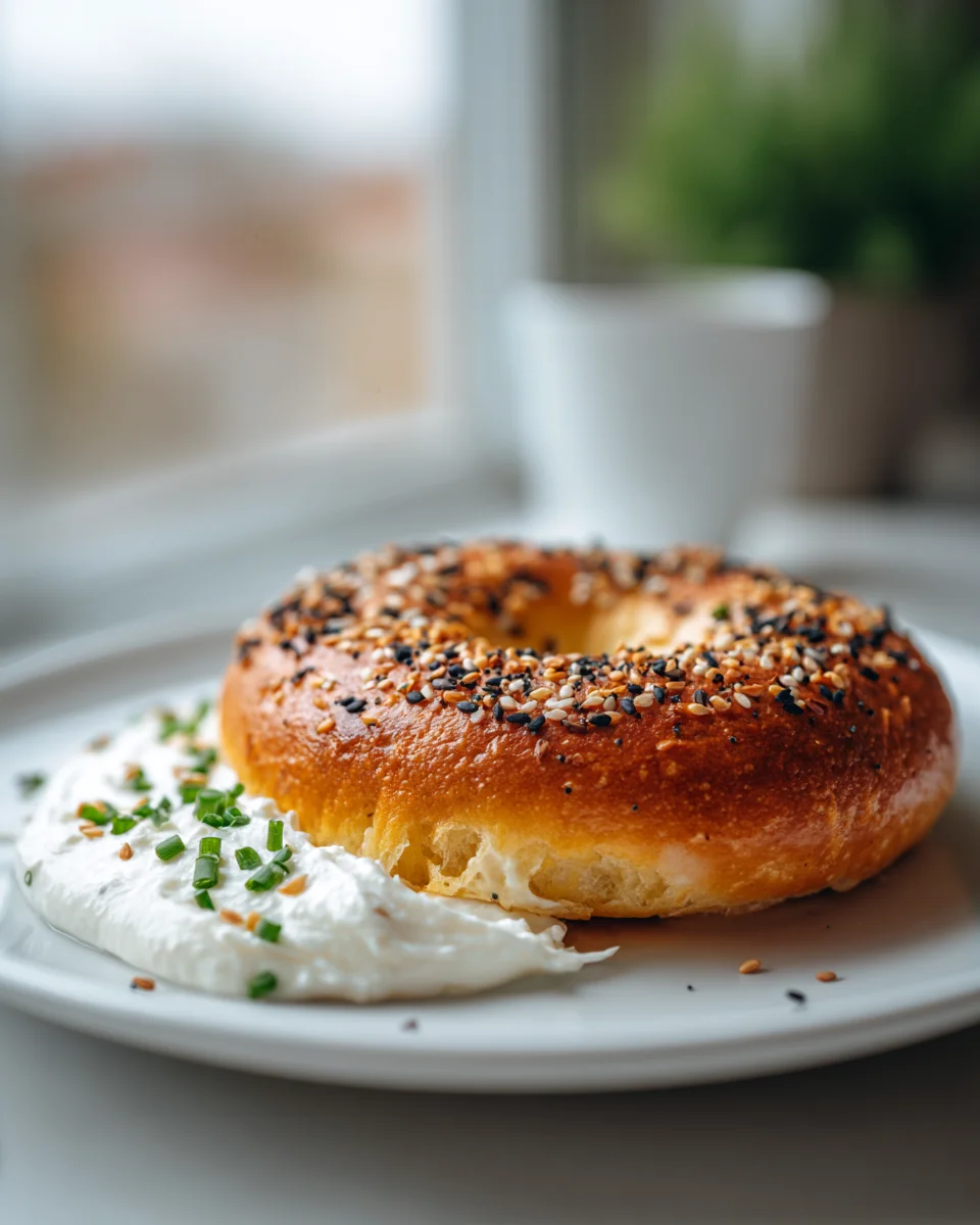 Leckere Protein-Bagels mit Griechischem Joghurt selber machen