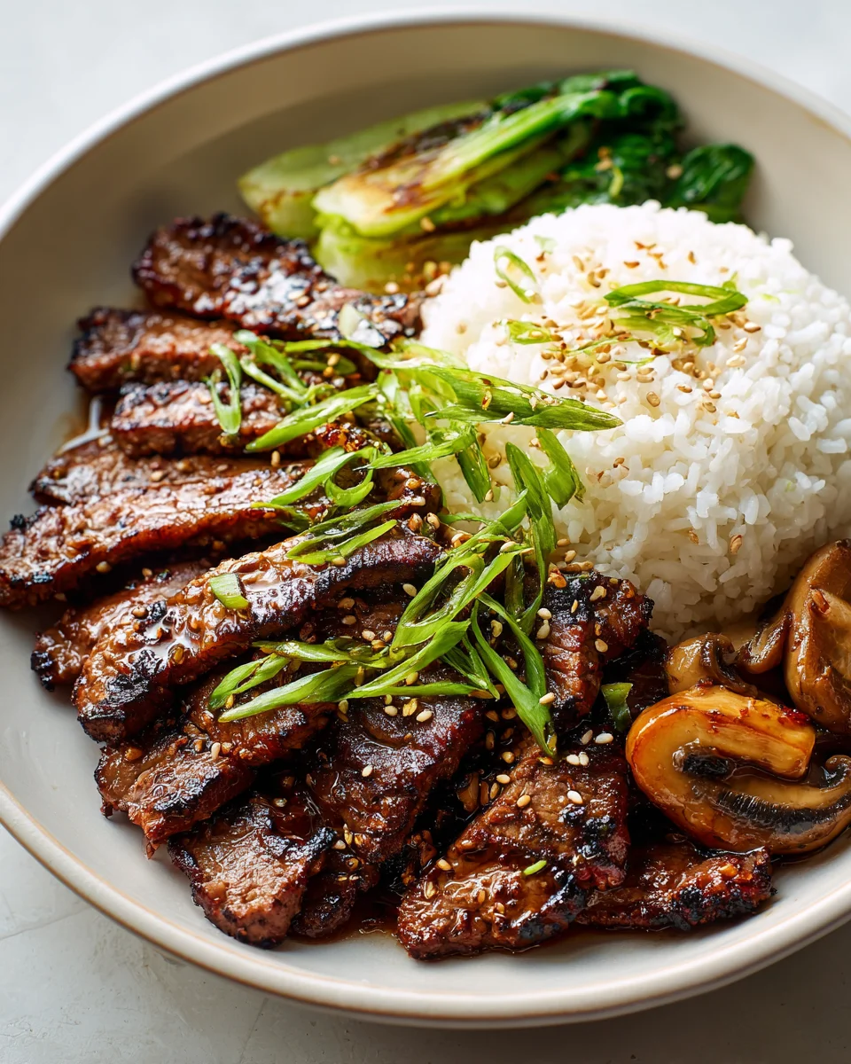 Bulgogi Rind Reis Bowl: Einfach & Lecker genießen!