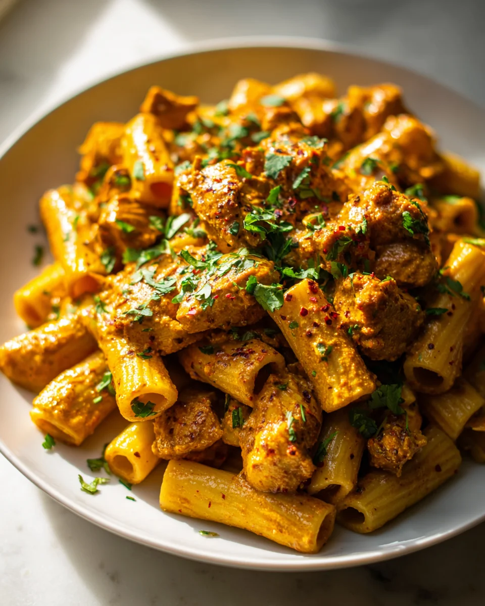 Butter Chicken Pasta Rezept: Cremig, würzig, unwiderstehlich!