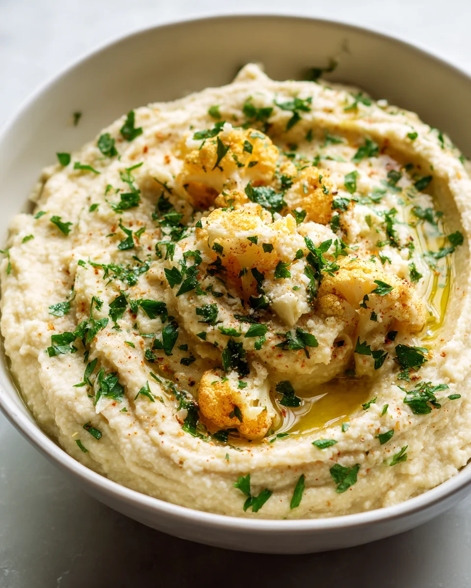 Leckere Low Carb Blumenkohl Kartoffel Bowl mit Kräutern