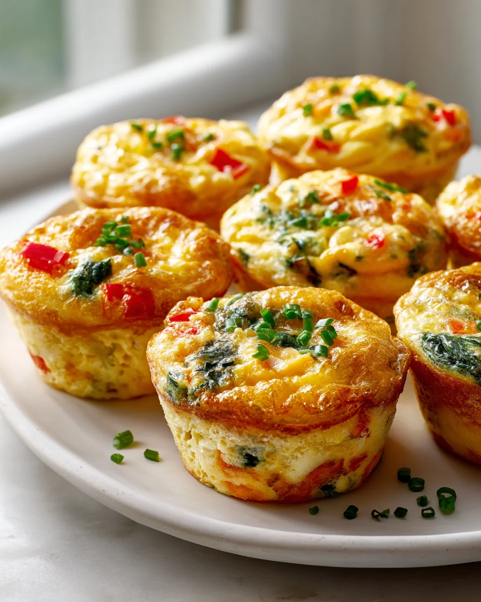 Mini Eier Aufläufe aus Muffinformen: Dein perfekter Snack!