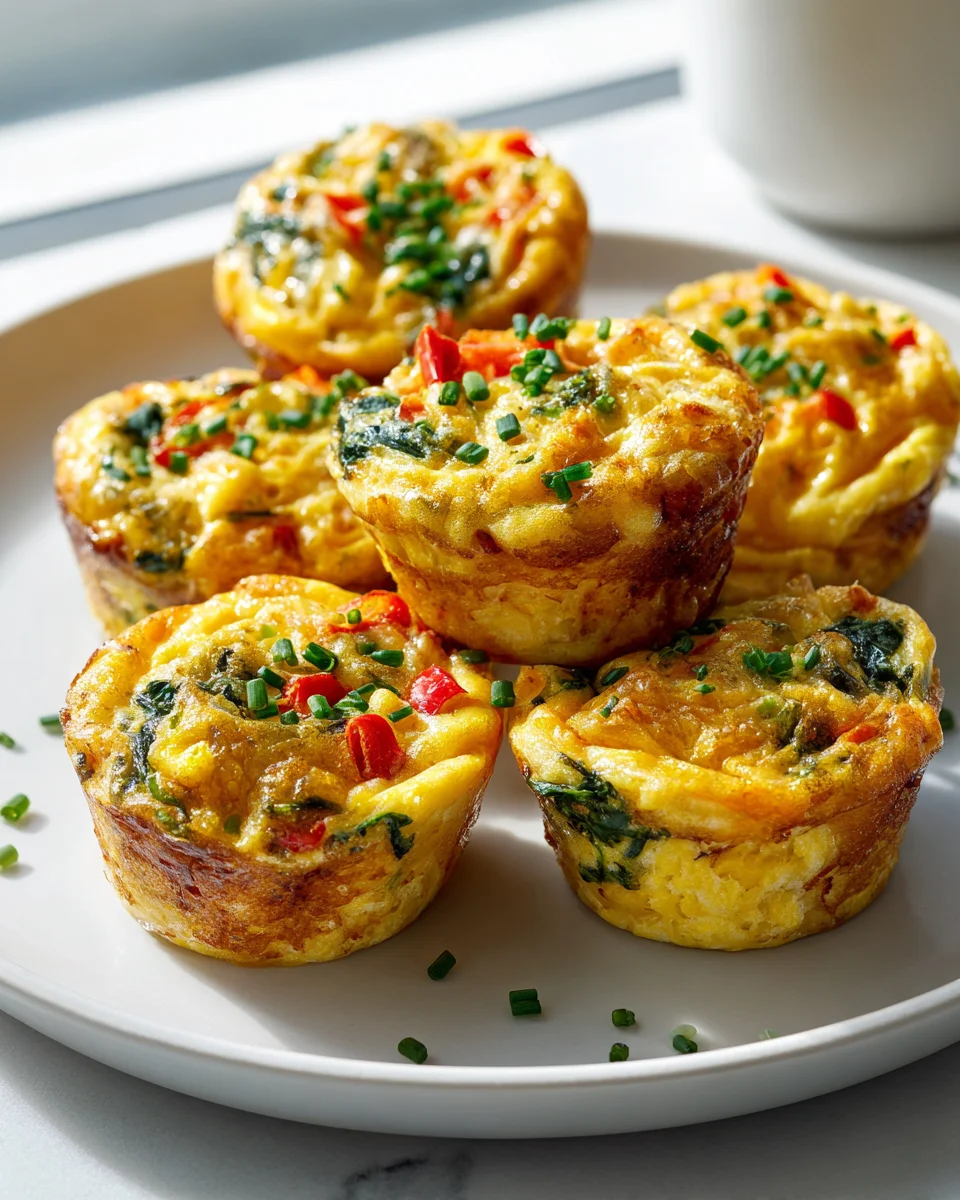 Mini Eier Aufläufe aus Muffinformen: Dein perfekter Snack!