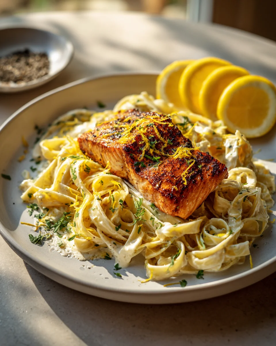 Cajun Lachs Zitronen Pasta: Dein unwiderstehliches Geschmackserlebnis!