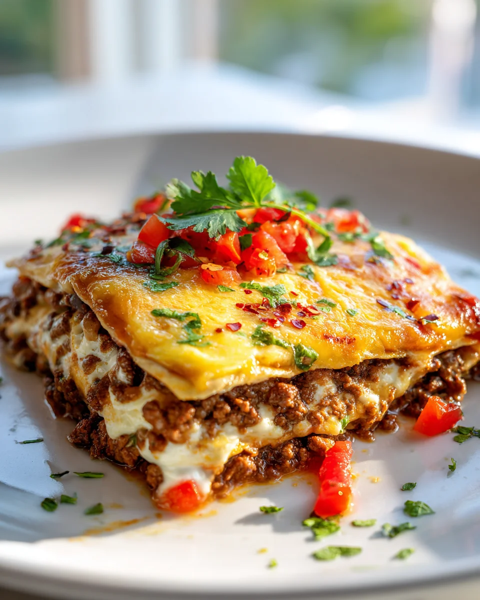 Burrito Auflauf mit Hackfleisch & Käse – Einfach Lecker!