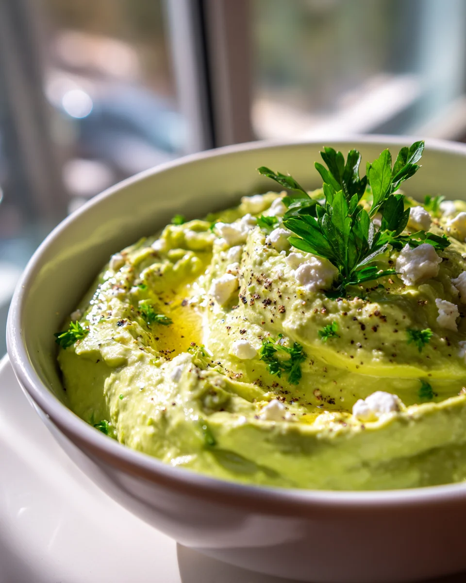 Cremiger Avocado Feta Dip: Dein mediterraner Lieblingsdip!
